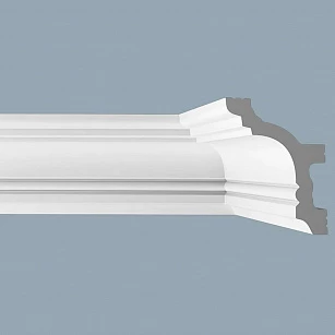 Карниз Bello Deco XPS К9 60х45х2000 в интерьере