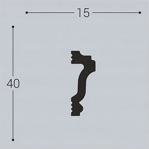 Молдинг Bello Deco XPS М4 40х15х2000 текстура