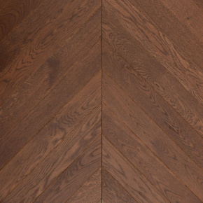 Паркет Елка Французская Lab Arte Chevron Дуб Рустик Табак лак 400/337х110х14/3/60° в интерьере