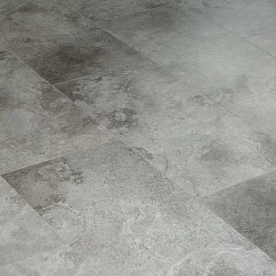 ПВХ Покрытие WoodRock SPC Stone Серый Гранит TC 6055-9 610х305х4 мм (1,488 м2)** в интерьере