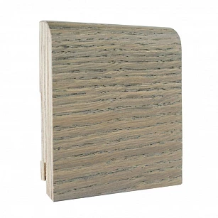 Плинтус шпонированный натур. Finitura Decor 70*15*2400 арт.0019 в интерьере