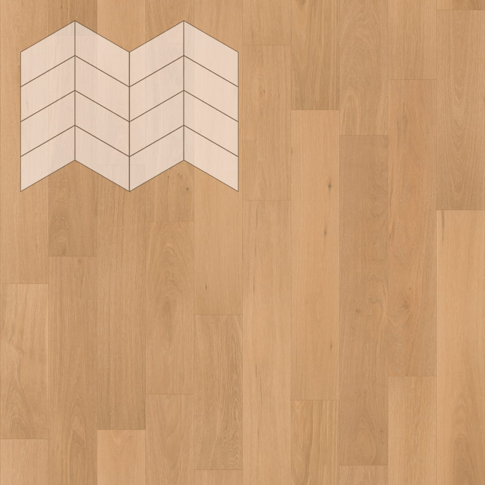 Паркет Елка Французская Lab Arte Chevron Дуб Рустик Флора лак 400/313х150х14/3/60°
