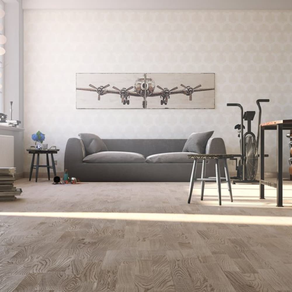 Паркетная доска PolarWood Дуб TUNDRA WHITE MATT 3S 2g (3.41 м2)