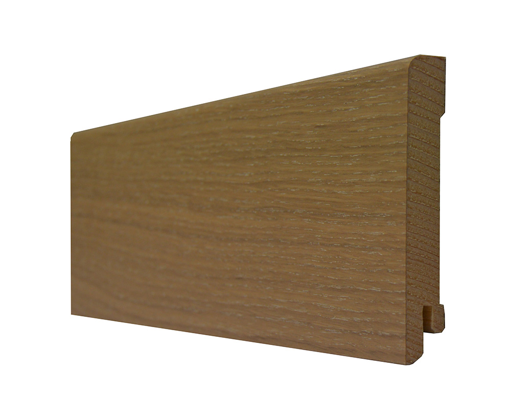 Плинтус шпонированный PolarWood Ясень Белый/Ash White 22х60х2500