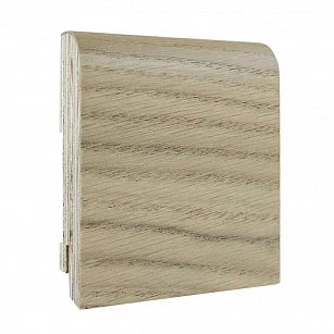 Плинтус шпонированный натур. Finitura Decor 83*19*2400 арт.0015 в интерьере