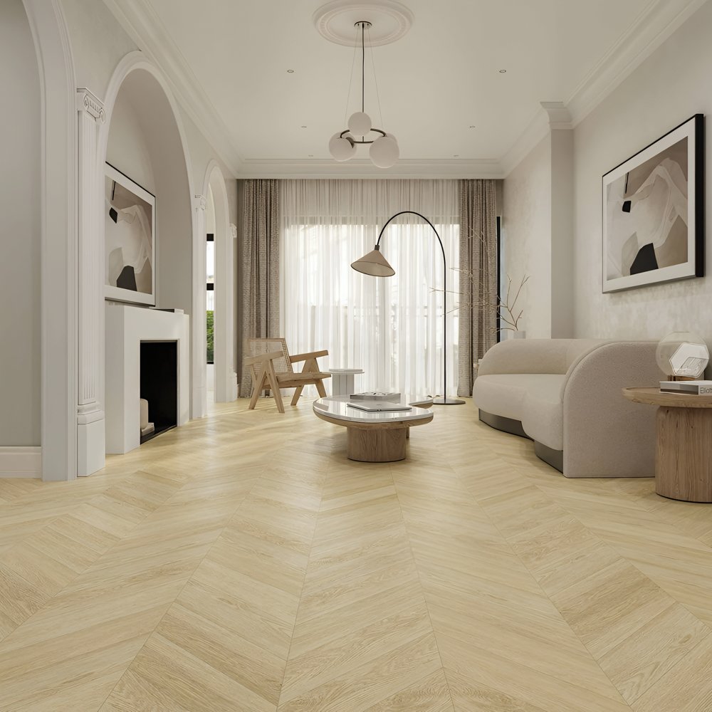 Ламинат ПВХ Alpine Floor Дуб Ваниль Селект Chevron LVT ECO 20-2***