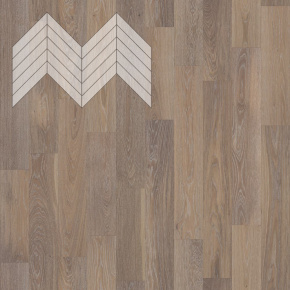 Паркет Елка Французская Lab Arte Chevron Дуб Селект Деликат лак 600/510х90х14/3/45° в интерьере