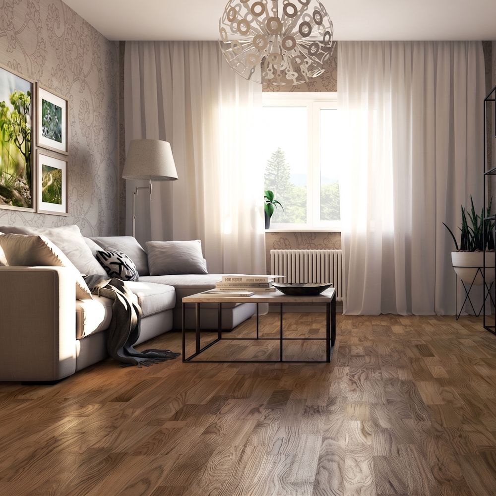 Паркетная доска PolarWood ДУБ ИРИС МАТОВЫЙ ЛАК 14x188x2266 3П (3,41 м2)