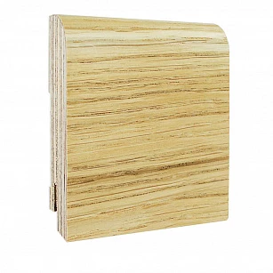 Плинтус шпонированный натур. Finitura Decor 70*15*2400 дуб в интерьере