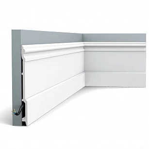 Плинтус из дюрополимера Orac Decor SX191 2000х210х21 в интерьере