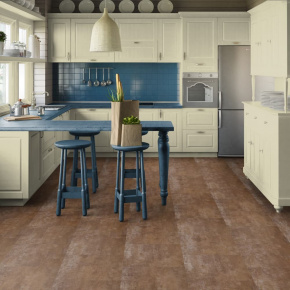 Покрытие ПВХ Tarkett модульное ArtVinyl NEW AGE ERA плитка 457х457 (2,5 м) в интерьере