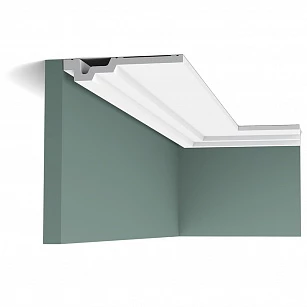 Плинтус из дюрополимера Orac Decor карниз C353 2000x30x165 в интерьере