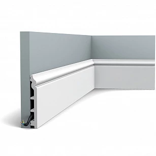 Плинтус из дюрополимера Orac Decor SX118 2000х138х18 в интерьере