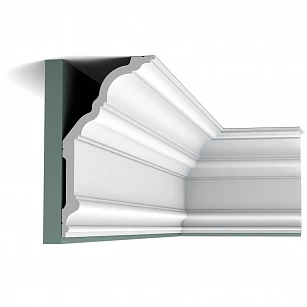 Плинтус из дюрополимера Orac Decor C340 NOBLESSE 2000х135х256мм в интерьере